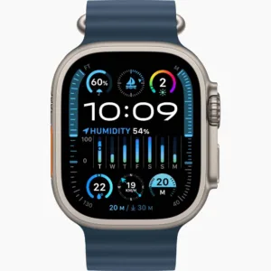 Apple Watch Ultra 2 (2024) Titanium Case with Blue Ocean Band(Синий ремешок)