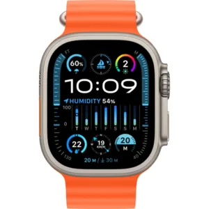 Apple Watch Ultra 2 (2024) Titanium Case with Orange Ocean Band(Оранжевый ремешок)