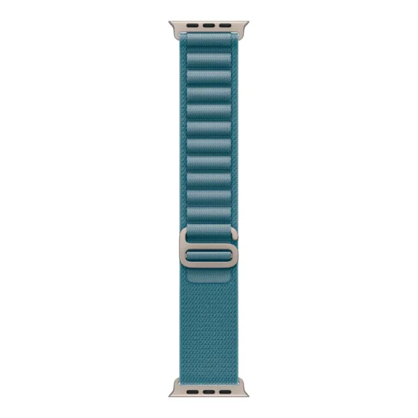 Apple Watch Ultra 3 (2025) Natural Case with Blue Alpine Loop(Голубой ремешок) — изображение 3