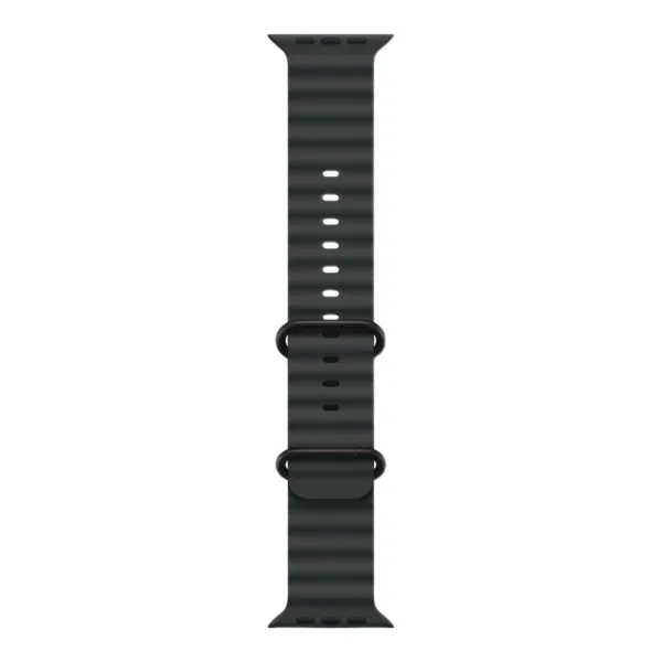 Apple Watch Ultra 3 (2025) Black Case with Black Ocean Band(Черный ремешок) — изображение 3