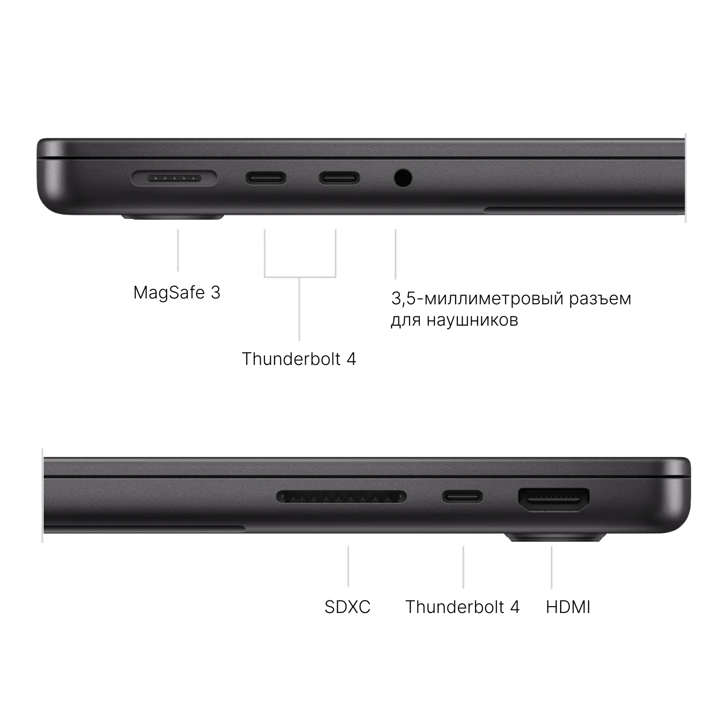 MacBook Pro 14 (M5, 2025) 16/512GB, Space Black (Серый Космос) — изображение 3