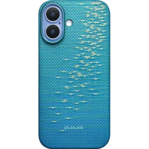 Чехол PITAKA Ultra-Slim с MagSafe для iPhone 17 Pitatap (Голубой)