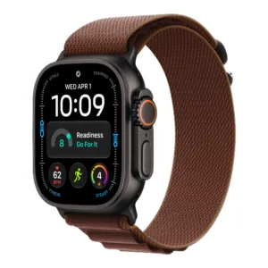 Apple Watch Ultra 4 (2026) Black Case with Burgundy Alpine Loop(Бургунди ремешок)